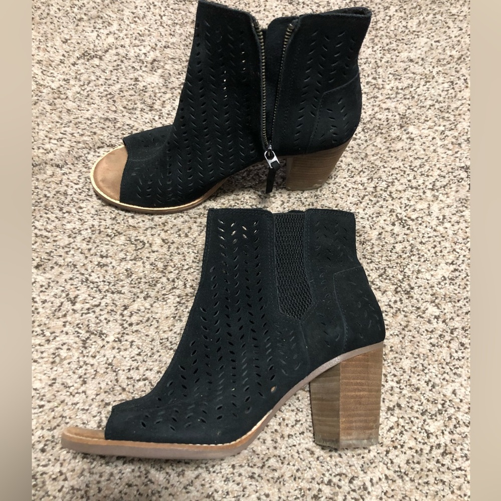 Tom’s Booties With An Open Toe. 9.5 - image 1